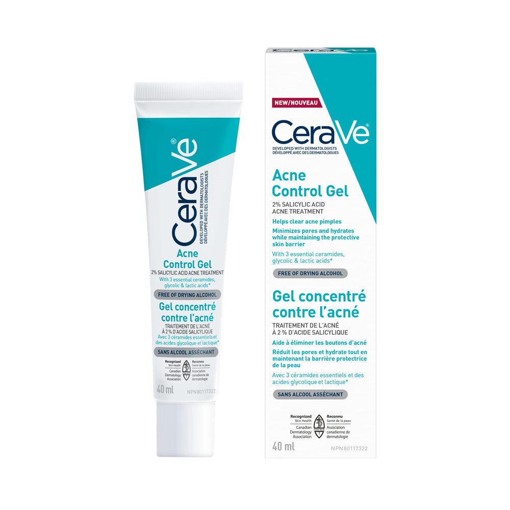 CERAVE ACNE CONTROL GEL 2% SALICYLIC ACID 40 ML Default Title - MamasJan Makeup