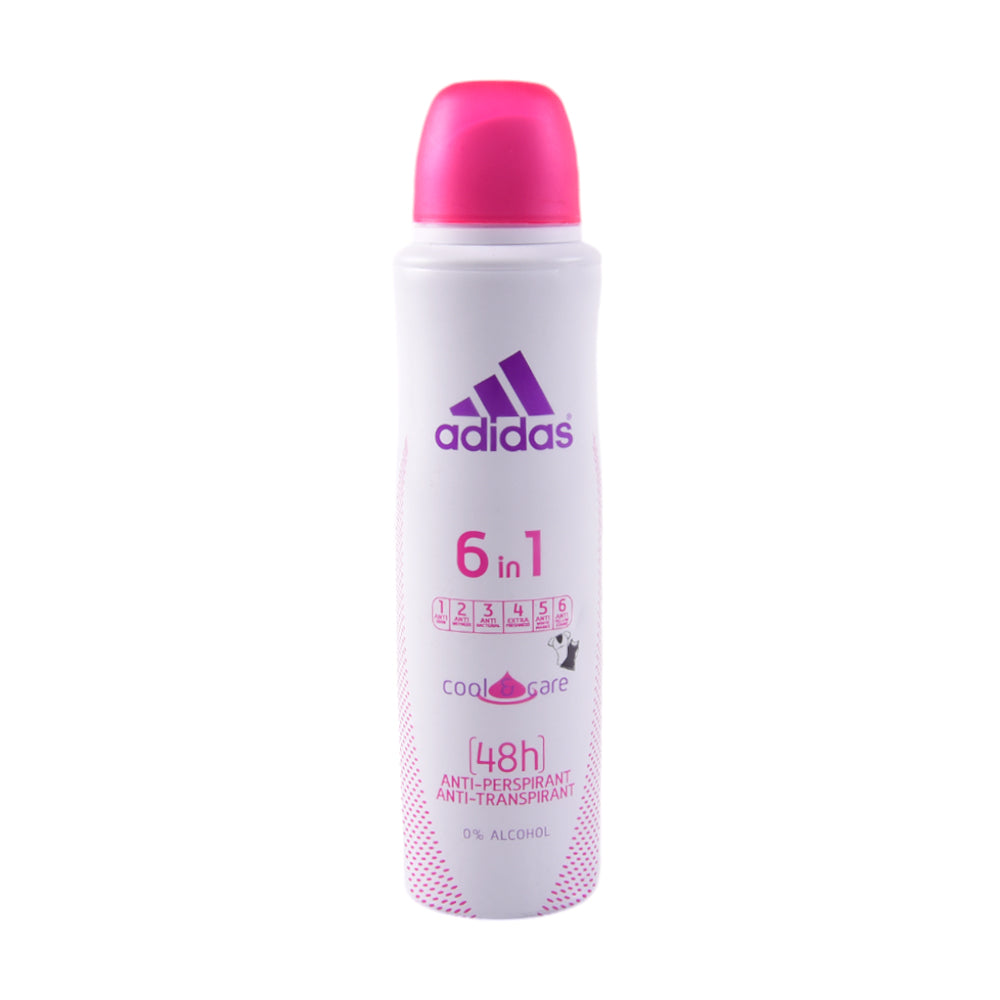 ADIDAS DEODORANT COOL AND CARE 48H 6IN1 150 ML Default Title - MamasJan Grocery Nonfood