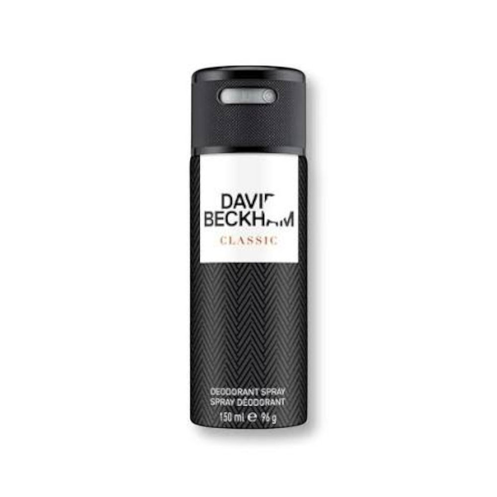 DAVID BECKHAM CLASSIC BLACK FOR MEN DEO SPRAY 150ML Default Title - MamasJan Perfume