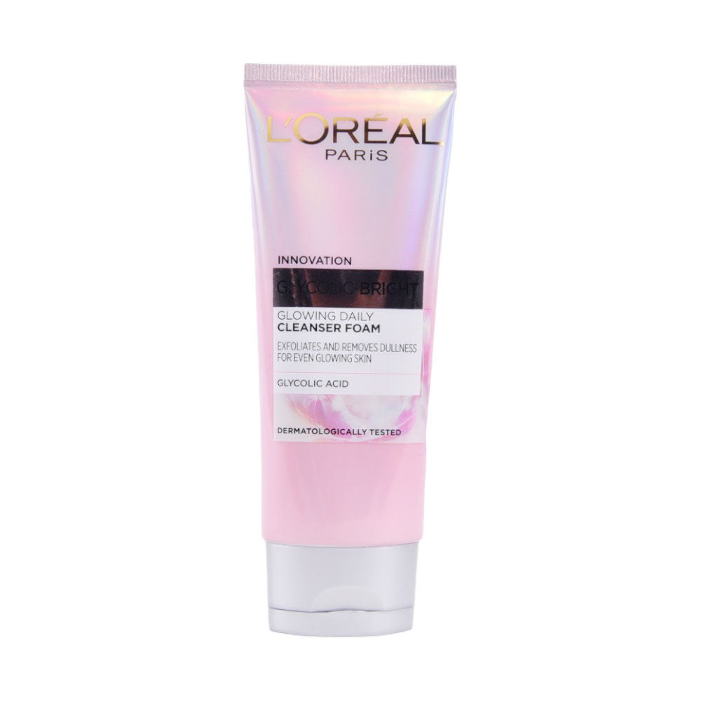 LOREAL GLYCOLIC BRIGHT FACEWASH 100ML Default Title - MamasJan skincare
