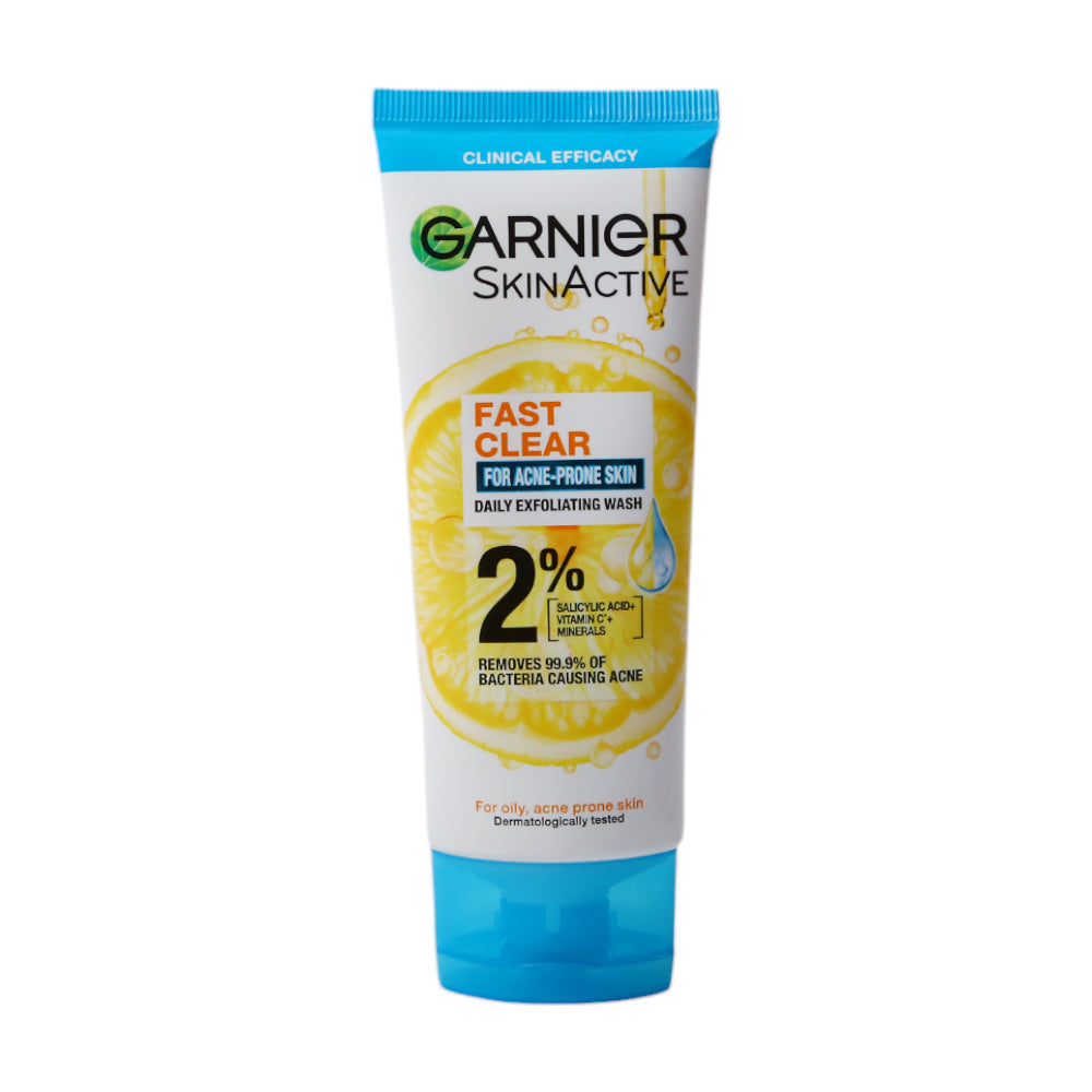 GARNIER SKIN ACTIVE FAST CLEAR FACE WASH 100ML Default Title - MamasJan skincare