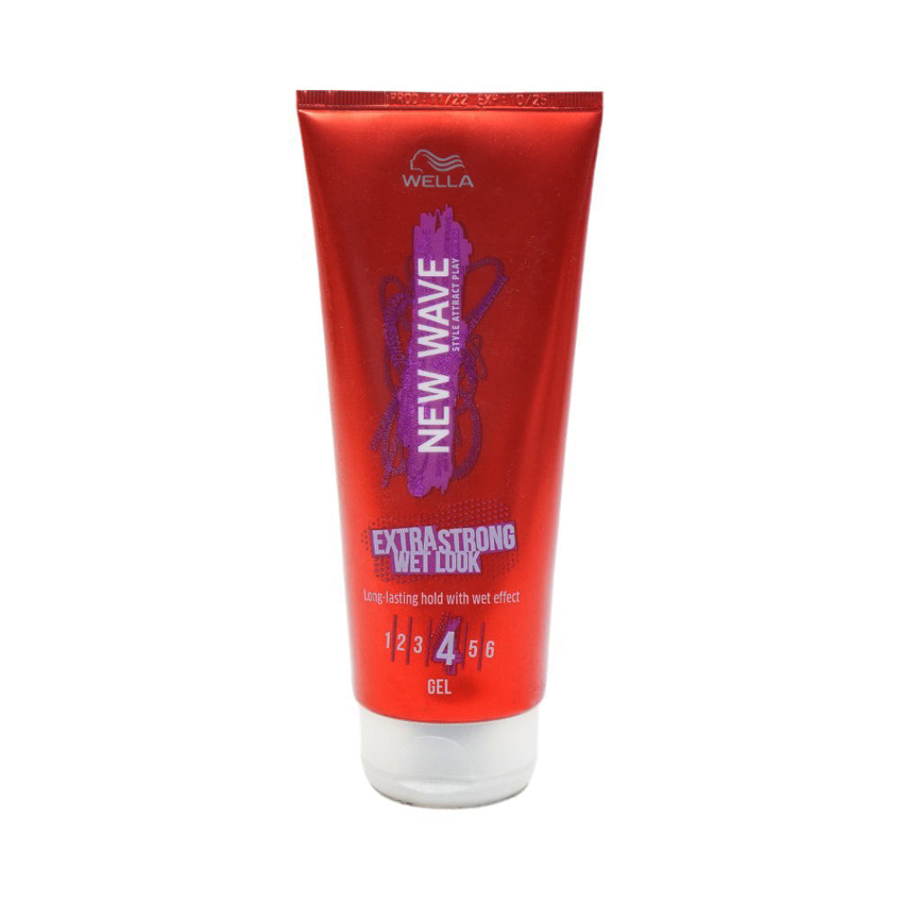 WELLA GEL NEW WAVE EXTRA STRONG WET LOOK 04 GEL 200ML Default Title - MamasJan haircare
