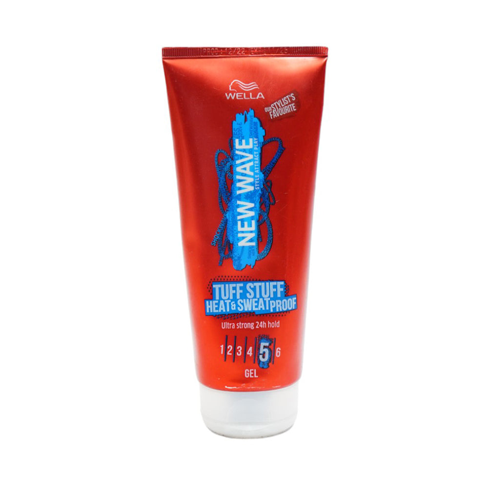 WELLA GEL NEW WAVE TUFF STUFF HEAT & SWEAT PROOF 05 GEL 200M Default Title - MamasJan haircare