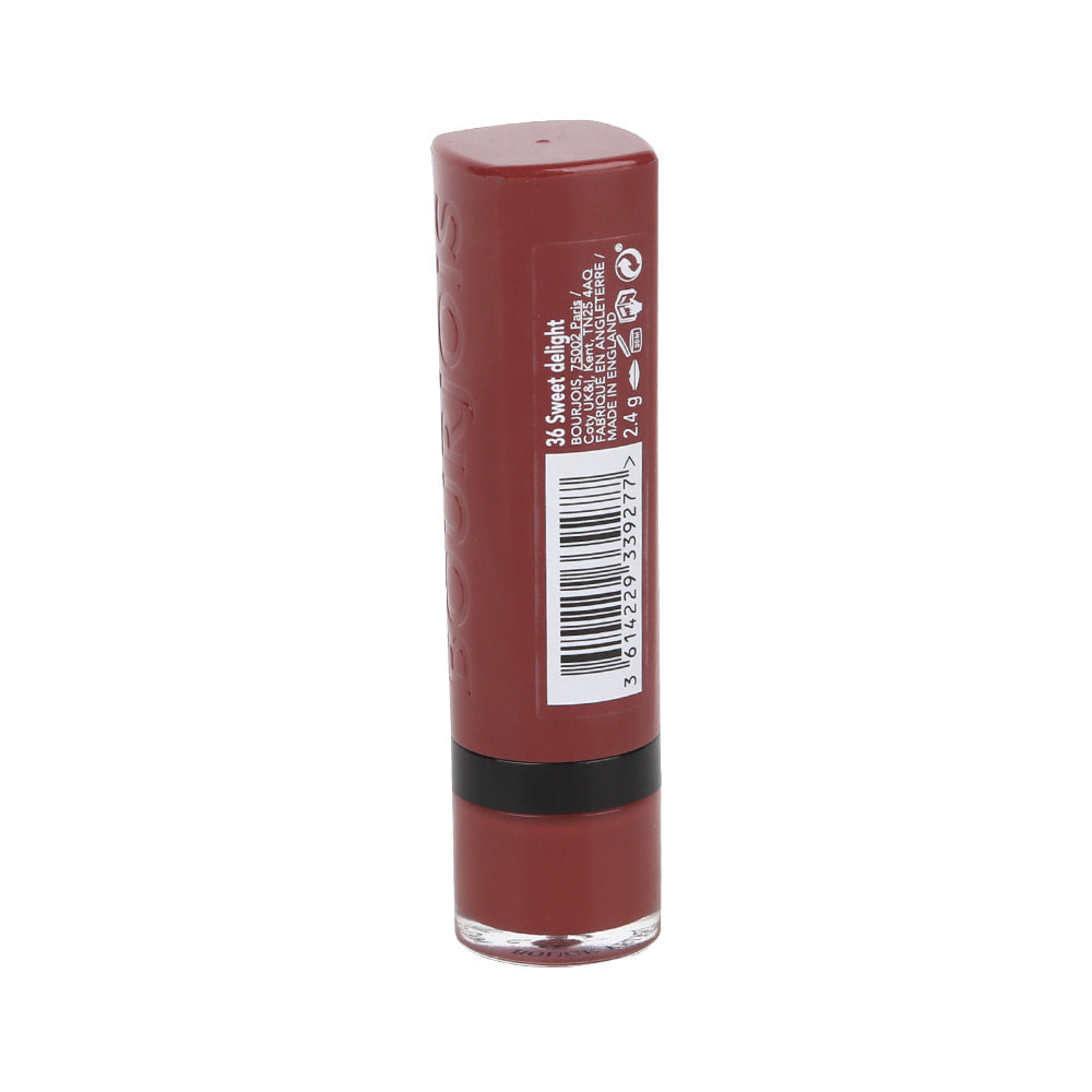BOURJOIS ROUGE VELVET LIPSTICK 36 SWEET DELIGHT 2.4GM Default Title - MamasJan Makeup