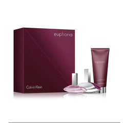 CALVIN KLEIN EUPHORIA FOR WOMEN 3PC GIFT SET Default Title - MamasJan Perfume