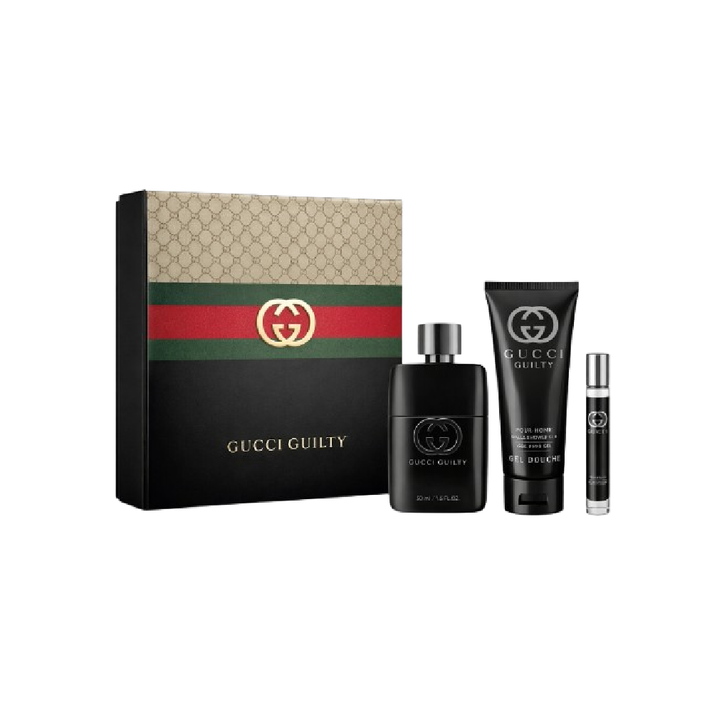 GUCCI GUILTY POUR HOMME EAU DE PERFUME 3PC GIFT SET Default Title - MamasJan Perfume