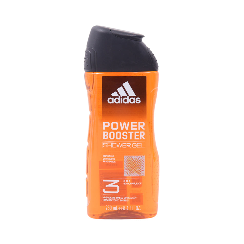 ADIDAS SHOWER GEL POWER BOOSTER 3IN1 250 ML Default Title - MamasJan Grocery Nonfood