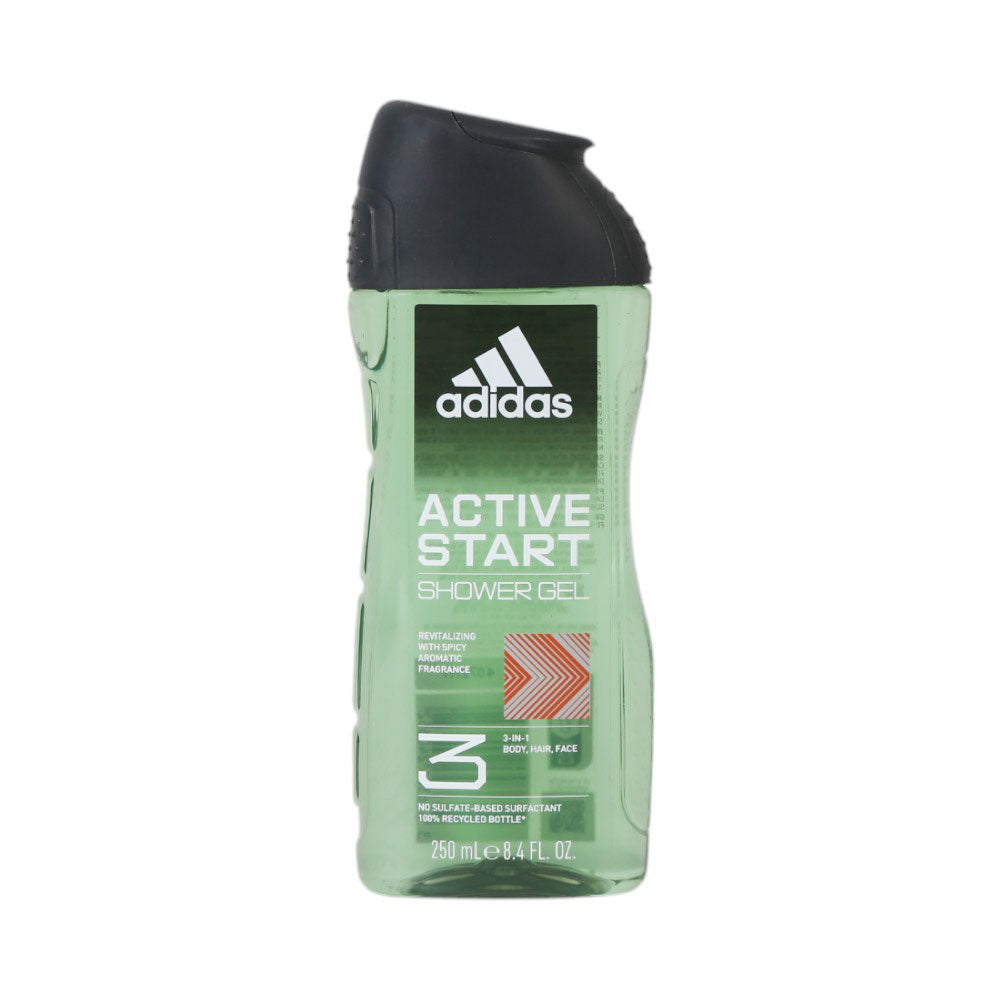 ADIDAS SHOWER GEL ACTIVE START REVITALISING 3IN1 250 ML Default Title - MamasJan Grocery Nonfood