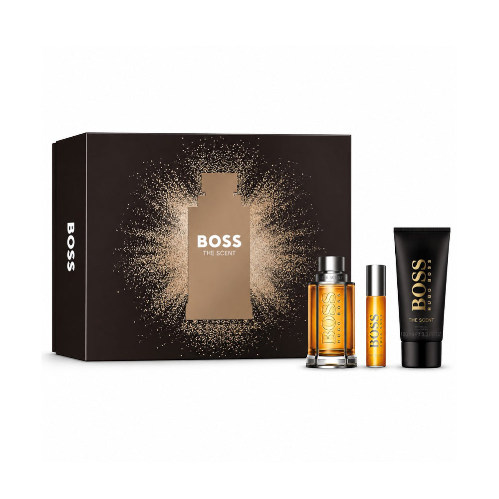 HUGO BOSS THE SCENT POUR HOMME EDT 3PC GIFT SET Default Title - MamasJan Perfume