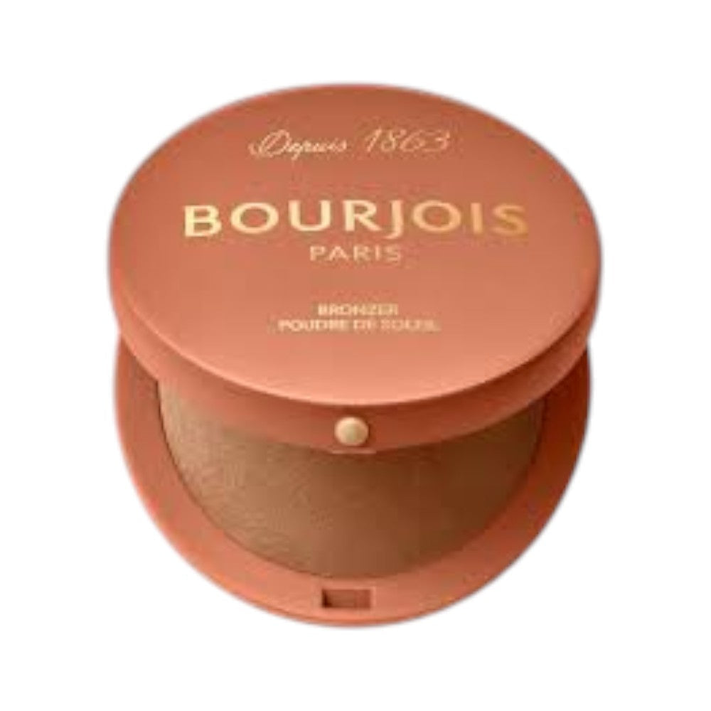 BOURJOIS MAXI ROUND POT BRONZER - 002 MEDIUM BLUSH 7G Default Title - MamasJan Makeup