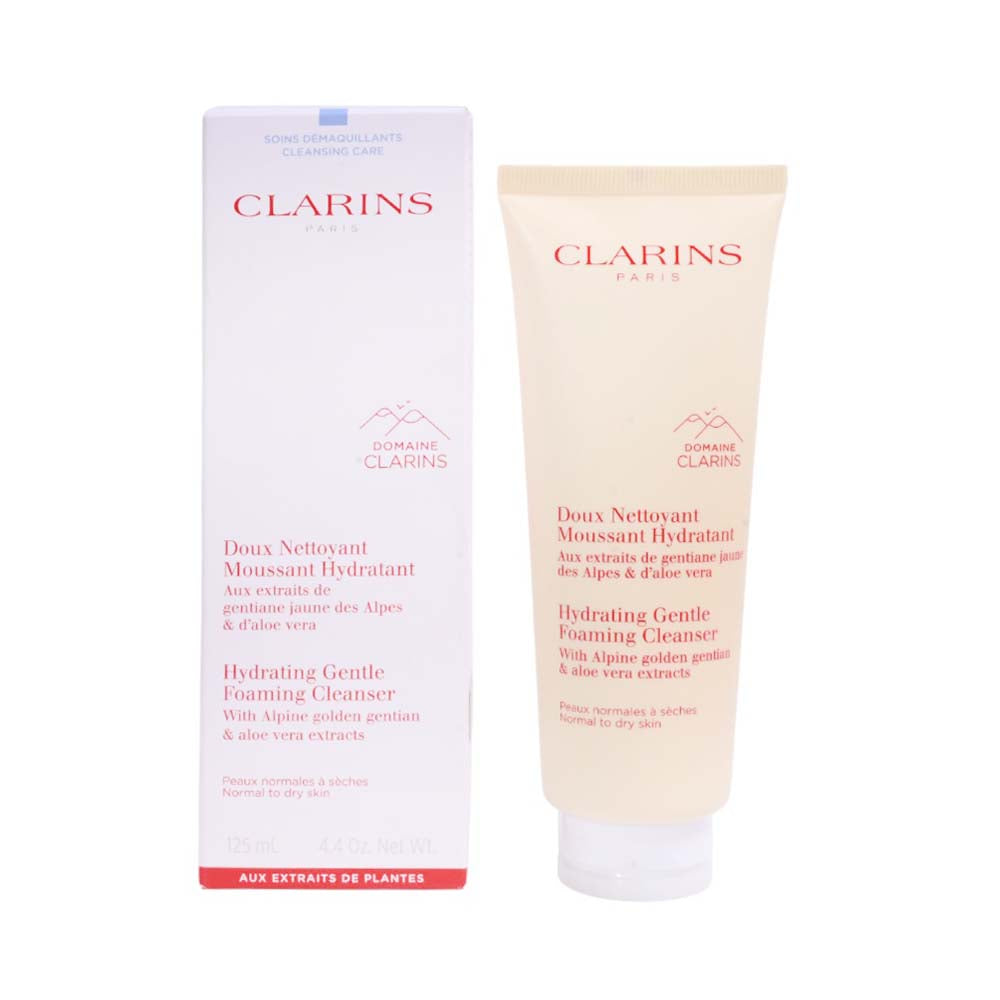 CLARINS FACE HYDRATING GENTLE FOAMING CLEANSER 125ML Default Title - MamasJan Makeup