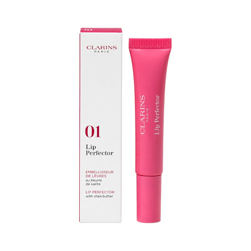 CLARINS LIP PERFECTOR 01 ROSE SHIMMER 12 ML Default Title - MamasJan Makeup