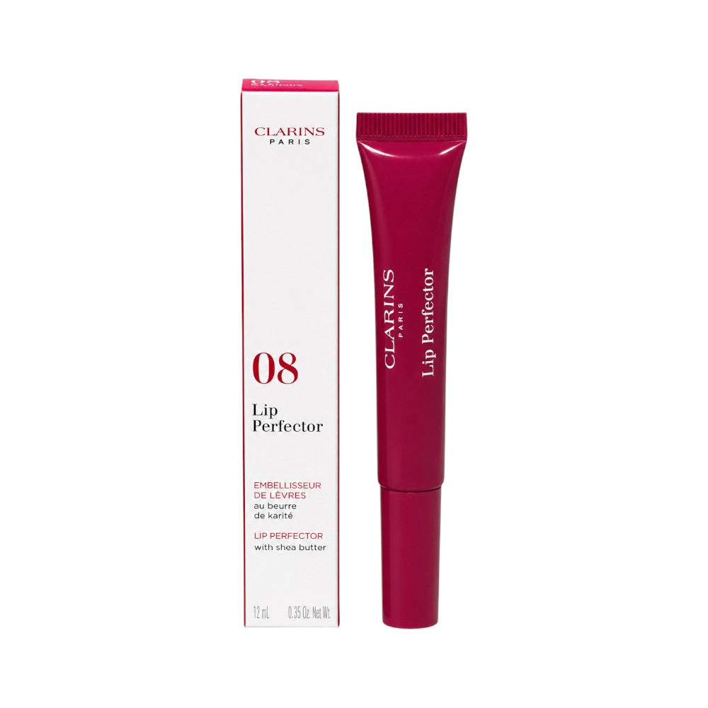 CLARINS LIP PERFECTOR 08 PLUM SHIMMER 12 ML Default Title - MamasJan Makeup