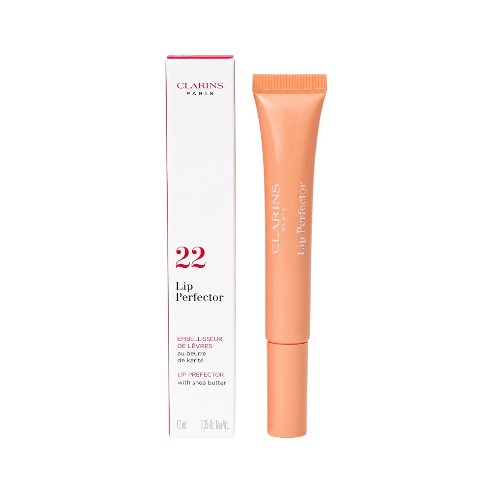 CLARINS LIP PERFECTOR 22 PEACH GLOW 12 ML Default Title - MamasJan Makeup