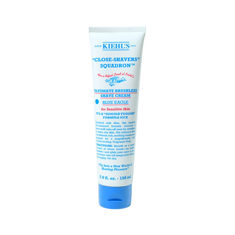 KIEHLS ULTIMATE BRUSHLESS SHAVE CREAM BLUE EAGLE FOR SENSITI Default Title - MamasJan Makeup