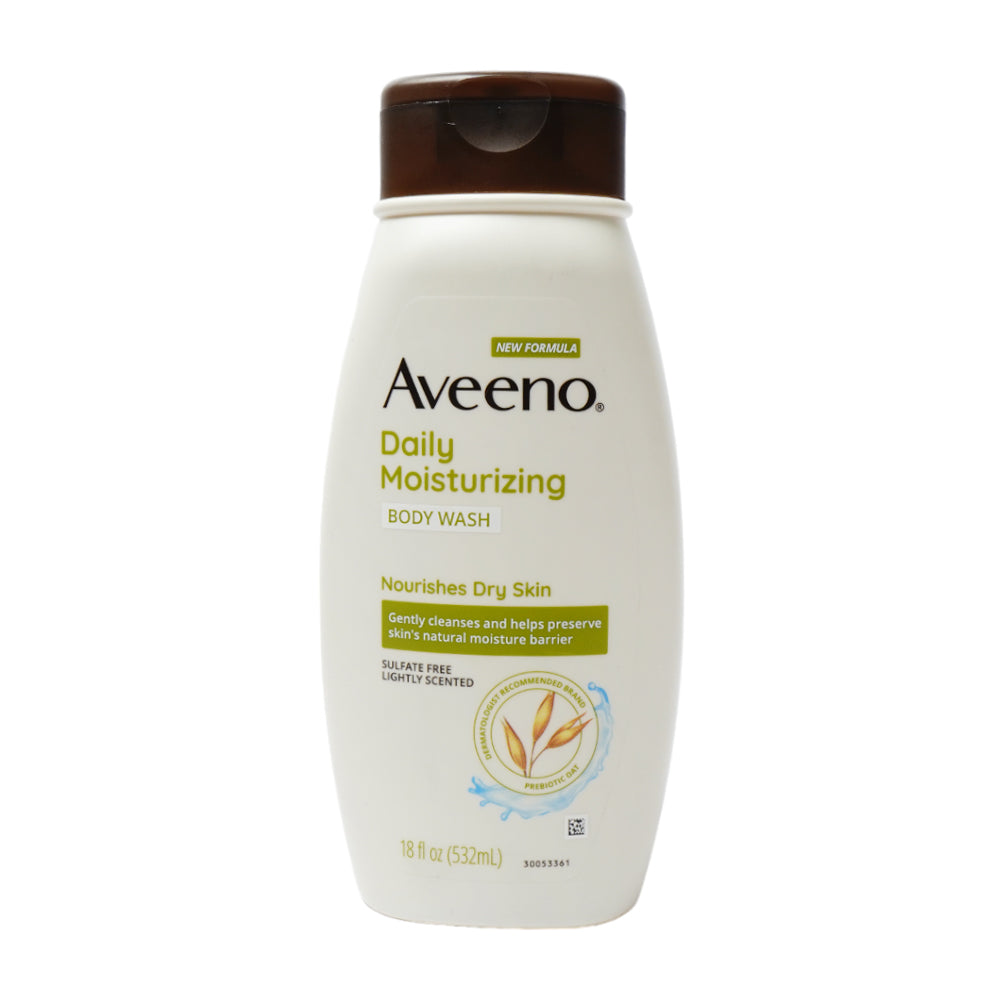 AVEENO BODY WASH DAILY MOISTURIZING LIGHTLY SCENT 532 ML Default Title - MamasJan Grocery Nonfood