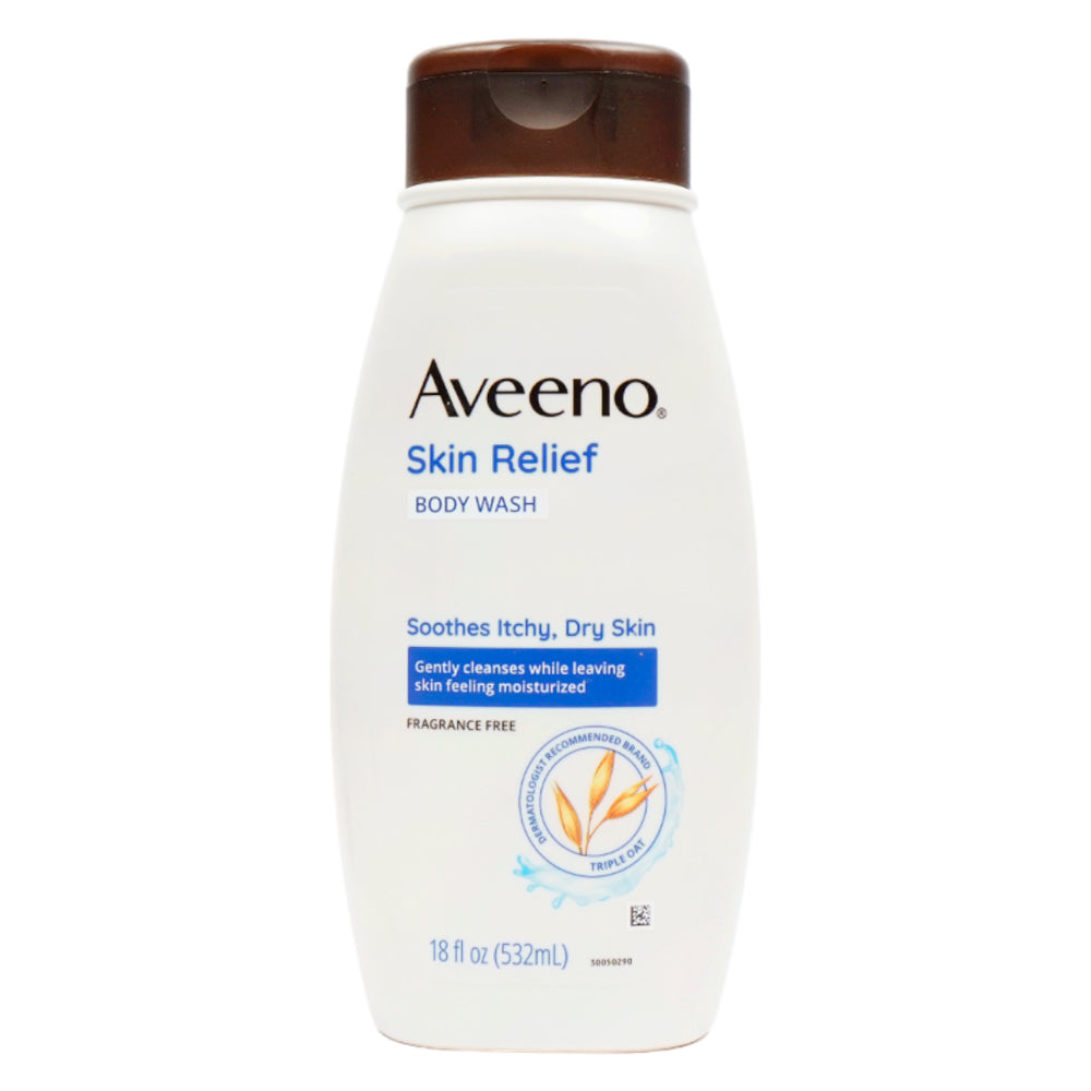 AVEENO BODY WASH SKIN RELIEF FRAGRANCE FREE 532 ML Default Title - MamasJan Grocery Nonfood