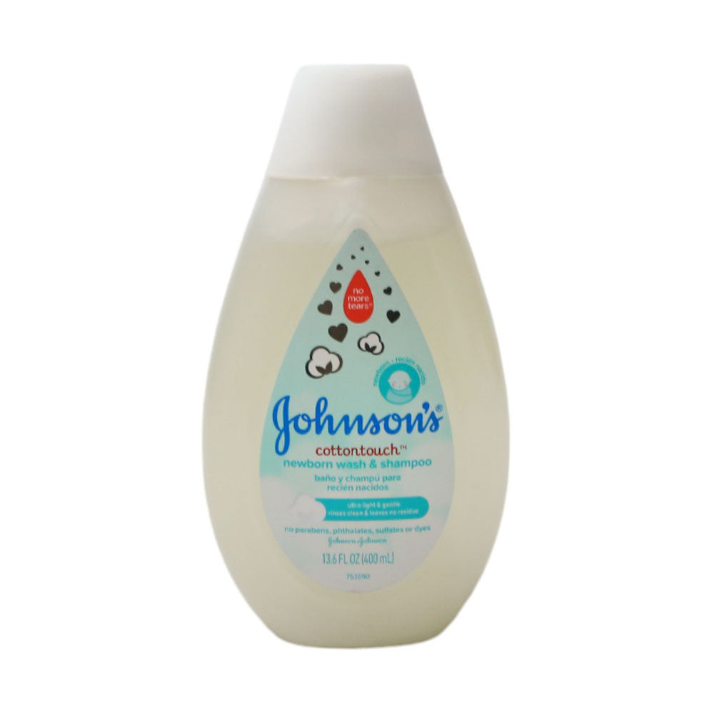 JOHNSONS BODY WASH & SHAMPOO COTTON TOUCH 400 ML Default Title - MamasJan Grocery Nonfood