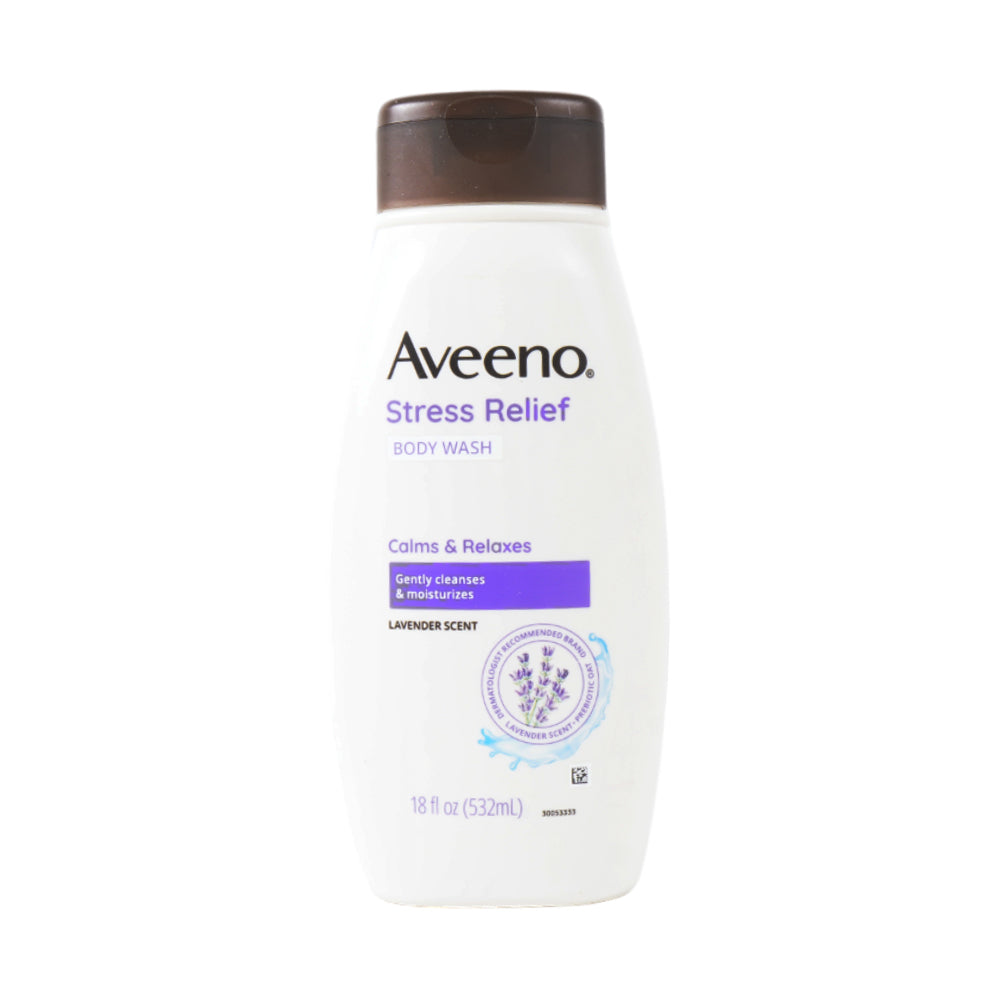 AVEENO BODY WASH STRESS RELIEF LAVENDER SCENTED 532 ML Default Title - MamasJan Grocery Nonfood