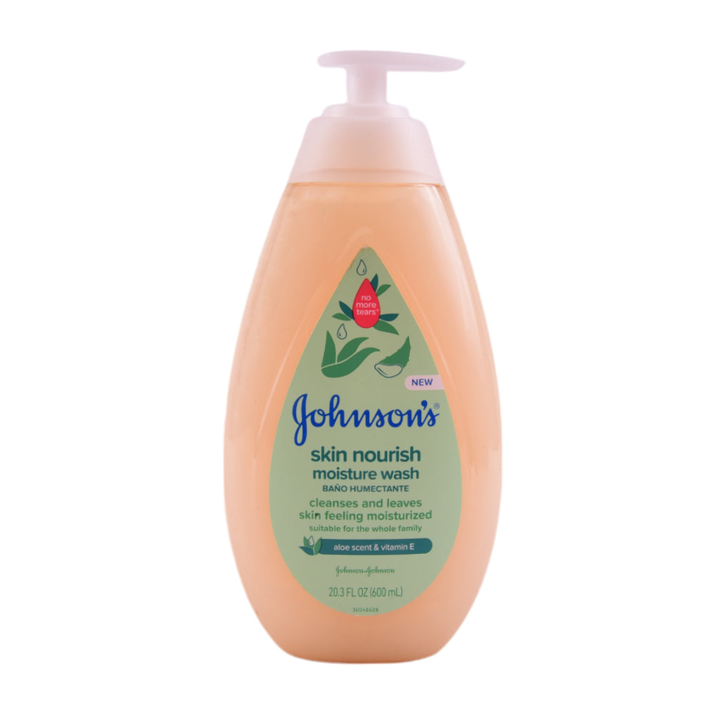 JOHNSONS BABY WASH MOISTURE ALOE SCENT & VITAMIN E 600 ML Default Title - MamasJan Grocery Nonfood