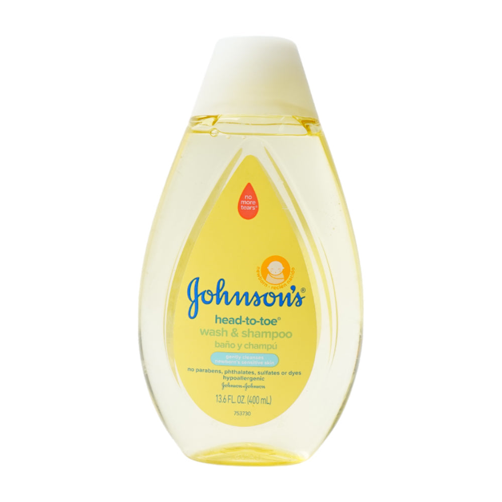 JOHNSONS BABY WASH & SHAMPOO HEAD TO TOE 400 ML Default Title - MamasJan Grocery Nonfood