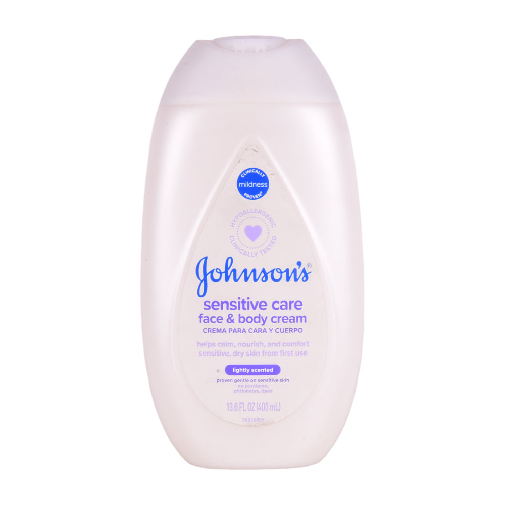 JOHNSON CREAM SENSITIVE CARE FACE & BODY 400 ML Default Title - MamasJan Grocery Nonfood