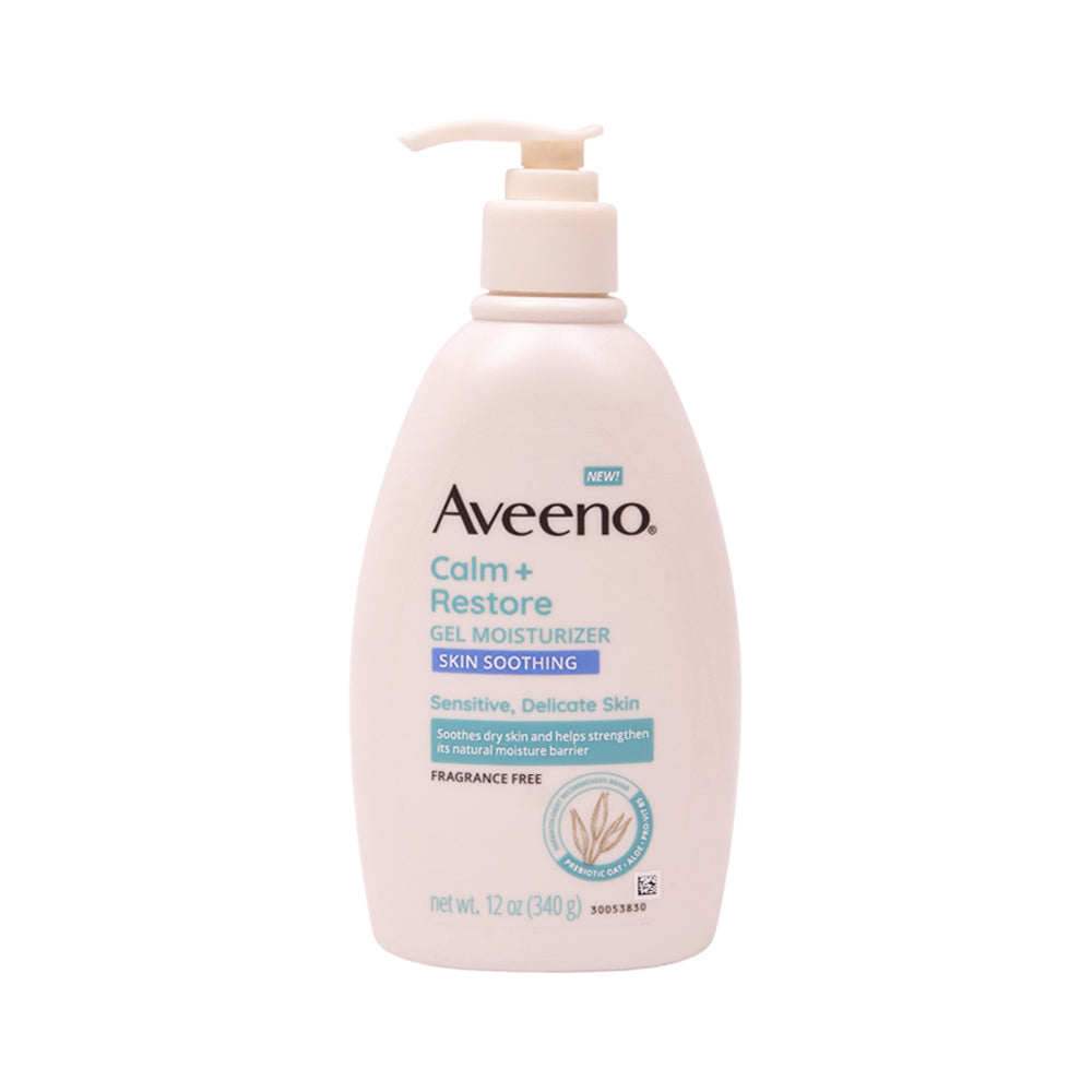 AVEENO GEL CALM+RESTORE MOISTURIZER SKIN SMOOTHING 340 GM Default Title - MamasJan skincare