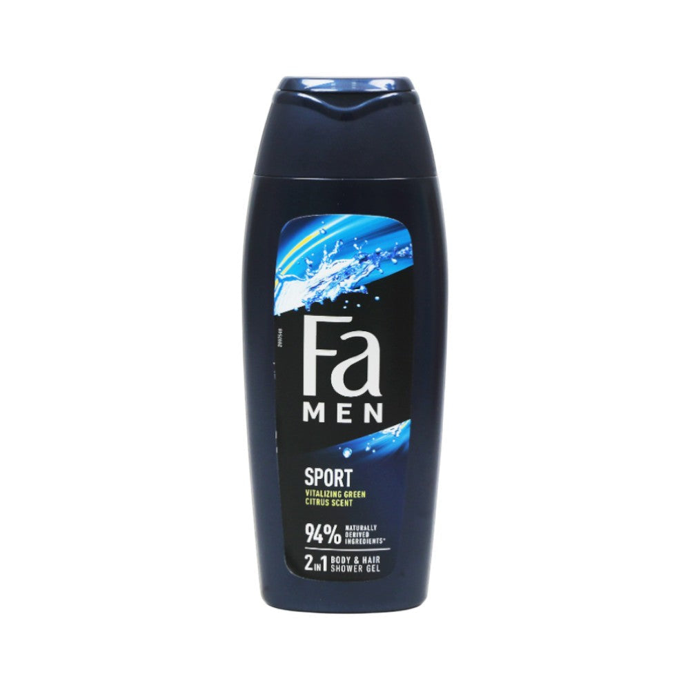FA SHOWER GEL MEN SPORT 2 IN 1 VITALIZING GREEN CITRUS SCENT Default Title - MamasJan skincare