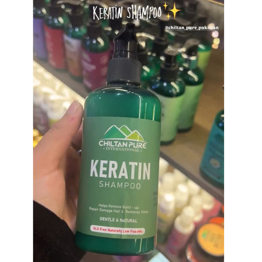 Keratin Shampoo – Promote Hair Growth, Restores Hair Protein, Makes Hair Shiny & Straight 250ml