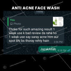 Tea Tree Anti Acne Face Wash – Prevents Acne Eruptions, Removes Excess Oil, Reduces Blackheads & Whiteheads