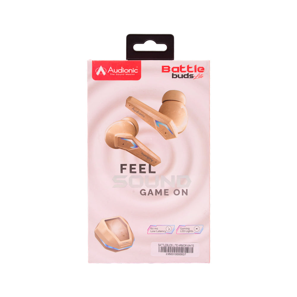 AUDIONIC EARBUDS BATTLEBUDS LITE WHITE Default Title - MamasJan Gift counter