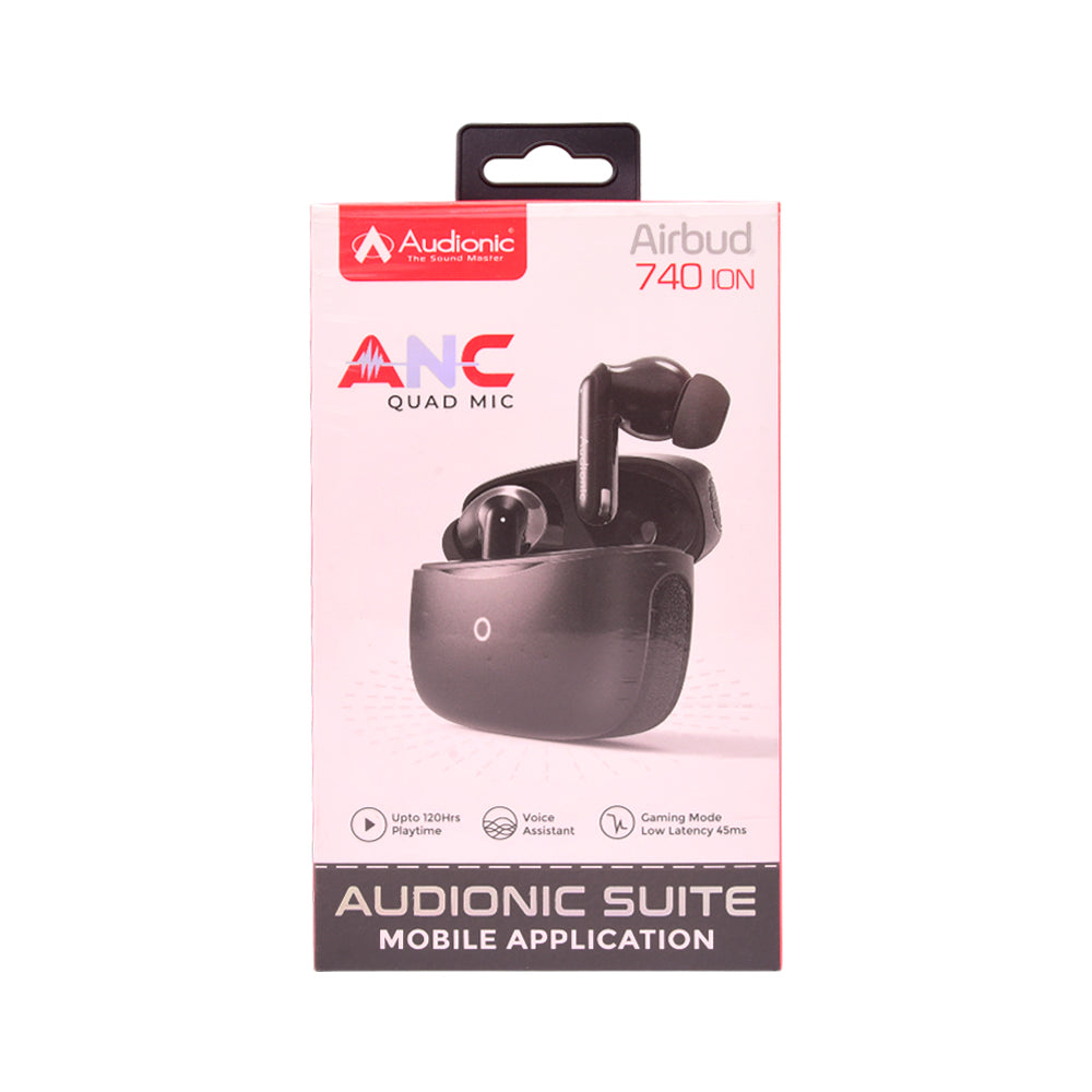 ZERO AIRBUD 740 ION CARBON BLACK 32 DB ANC Default Title - MamasJan Gift counter