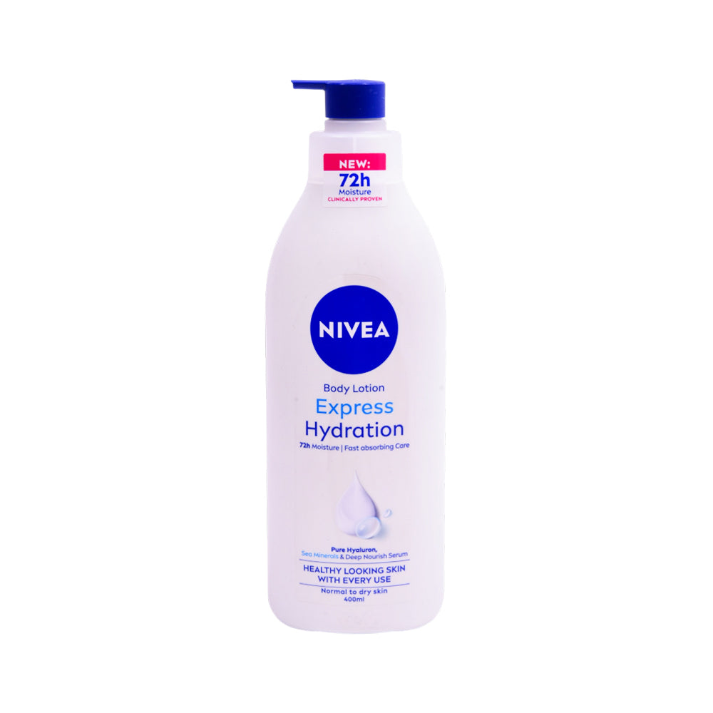 NIVEA BODY LOTION EXPRESS HYDRATION PUMP 400 ML Default Title - MamasJan skincare