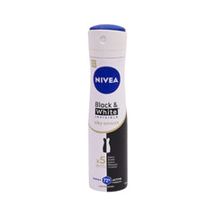 NIVEA MEN SPRAY BLACK & WHITE INVISIBLE SILKY SMOOTH 150 ML Default Title - MamasJan perfumes
