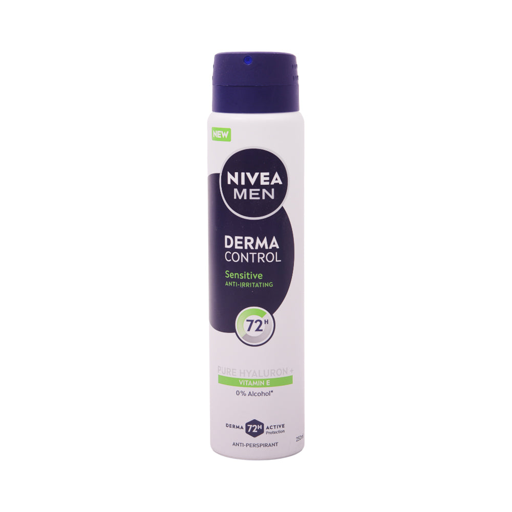NIVEA MEN DEODORANT DERMA CONTROL VIT-E 72H 250 ML Default Title - MamasJan perfumes