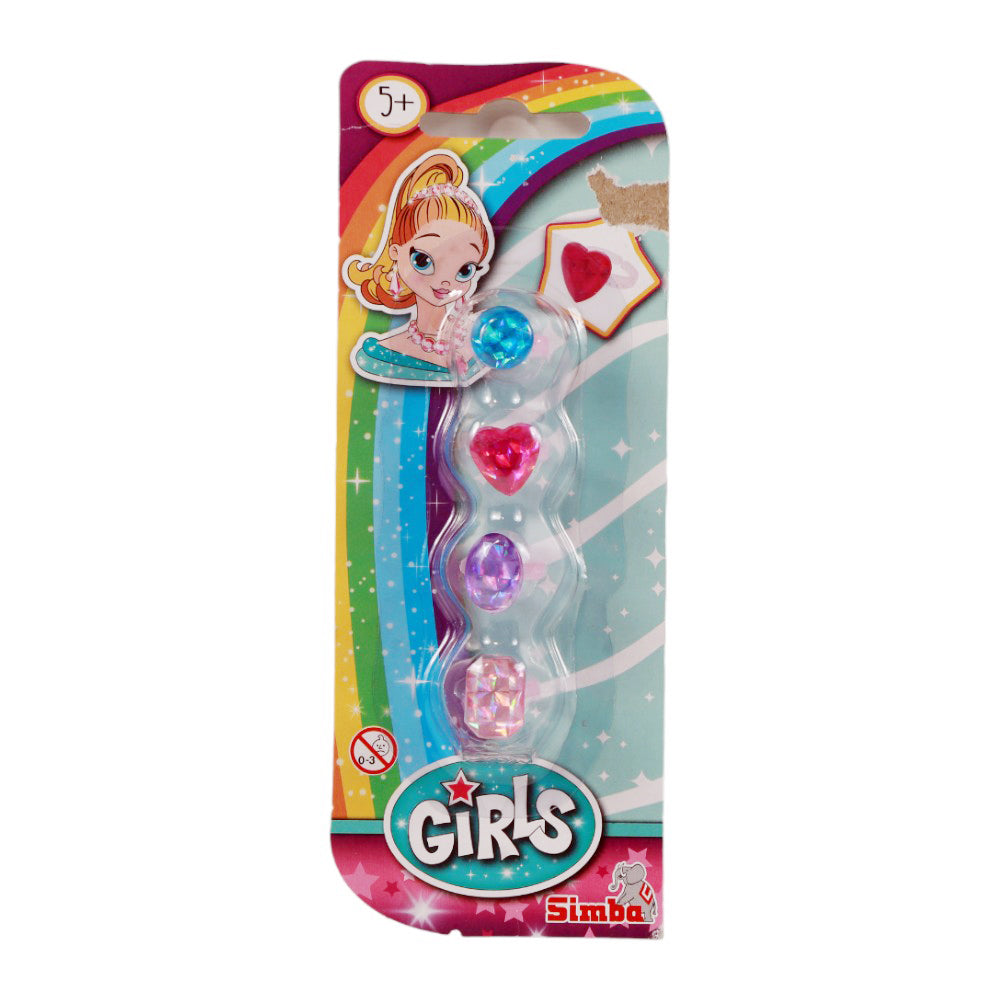 5560071 SIMBA GIRLS 4PC RING SET D Default Title - MamasJan Toys