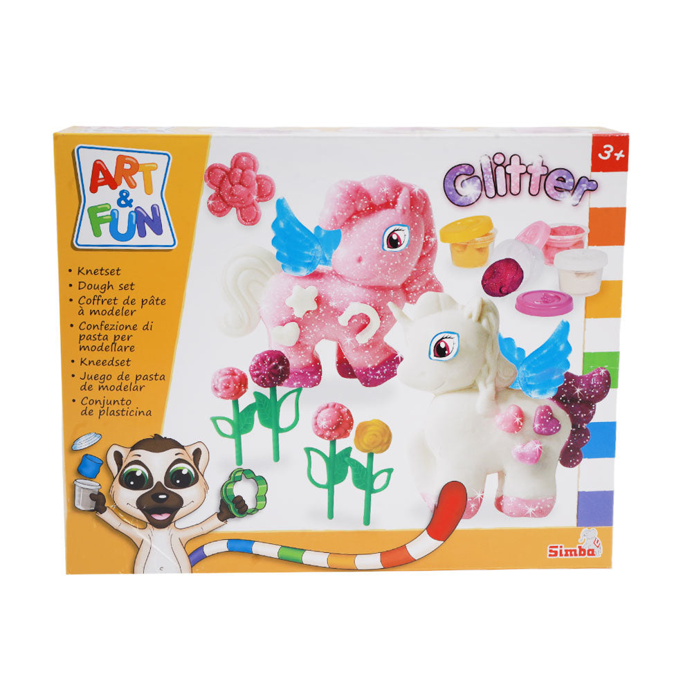 6326016 SIMBA ART & FUN GLITTER DOUGH SET D Default Title - MamasJan Toys