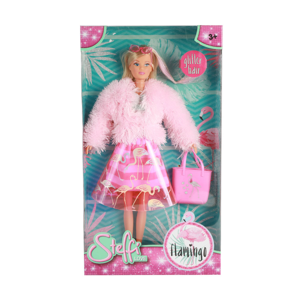 105733559 SIMBA STEFFI LOVE DOLL FLAMINGO GLITTER HAIR Default Title - MamasJan Toys