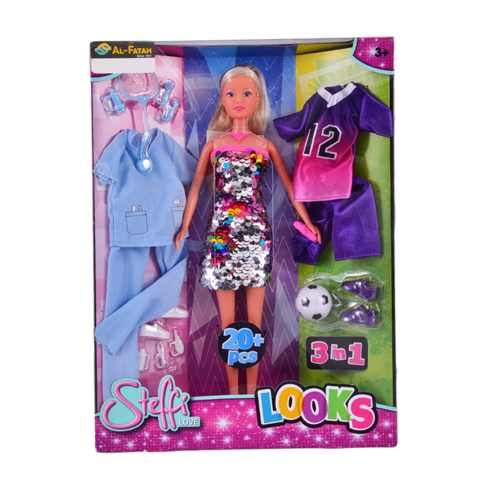 5733581 SIMBA STEFFI DOLL 3IN1 D Default Title - MamasJan Toys