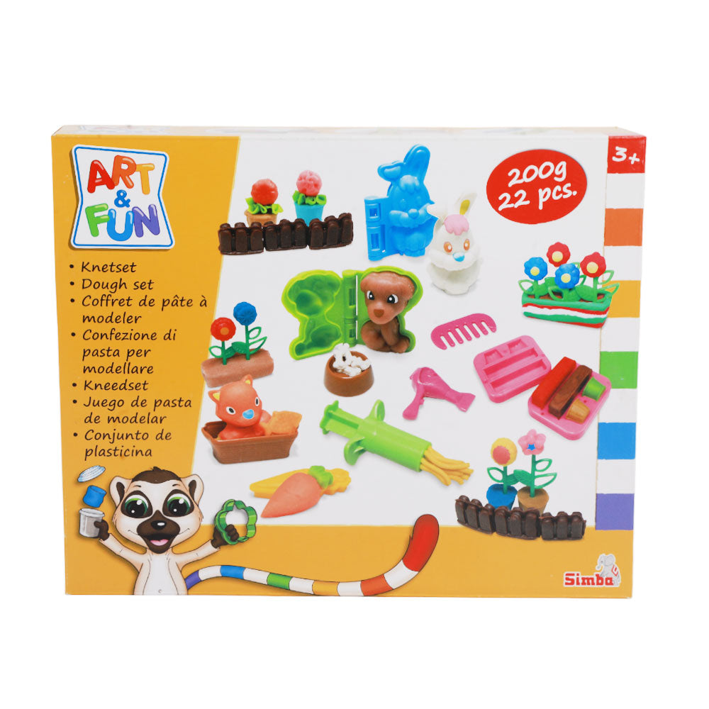106324616 SIMBA ART & FUN PLAY DOUGH 22PC 200G Default Title - MamasJan Toys