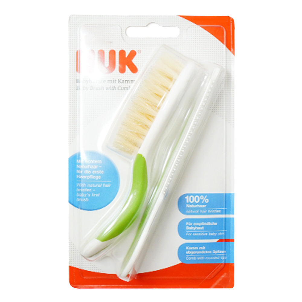 NUK BABY BRUSH WITH COMB 10256236 Default Title - MamasJan Grocery Nonfood
