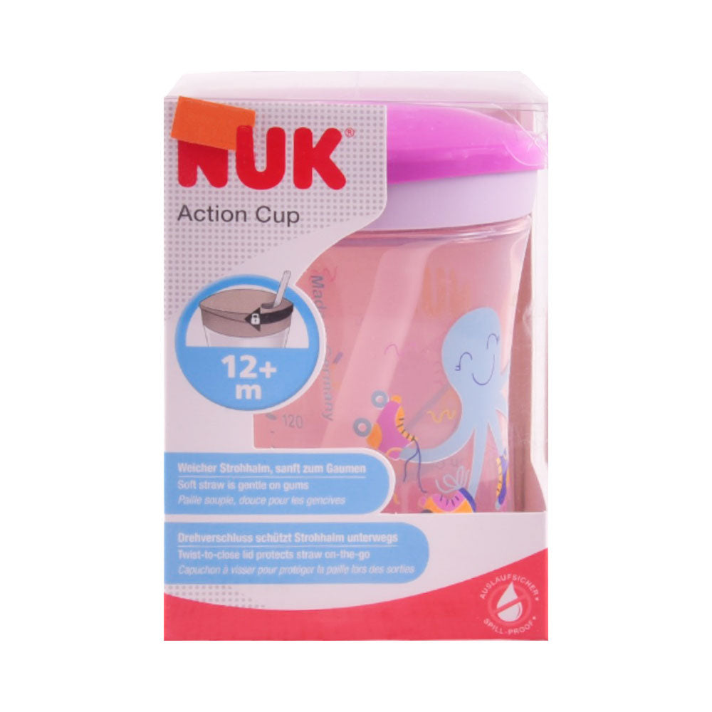 NUK BABY FEEDING ACTION CUP 230 ML 12+M 10255391 Default Title - MamasJan Grocery Nonfood