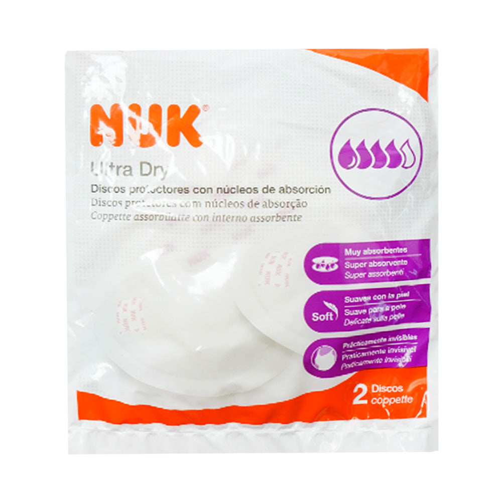 NUK BREAST PAD ULTRA DRY 2S COPPETTE 10252141 Default Title - MamasJan Grocery Nonfood