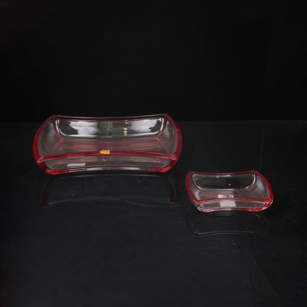 CAKE PLATE SET 7PC WALTHER WINX CHERRY RED 14482-14480 Default Title - MamasJan Crockery