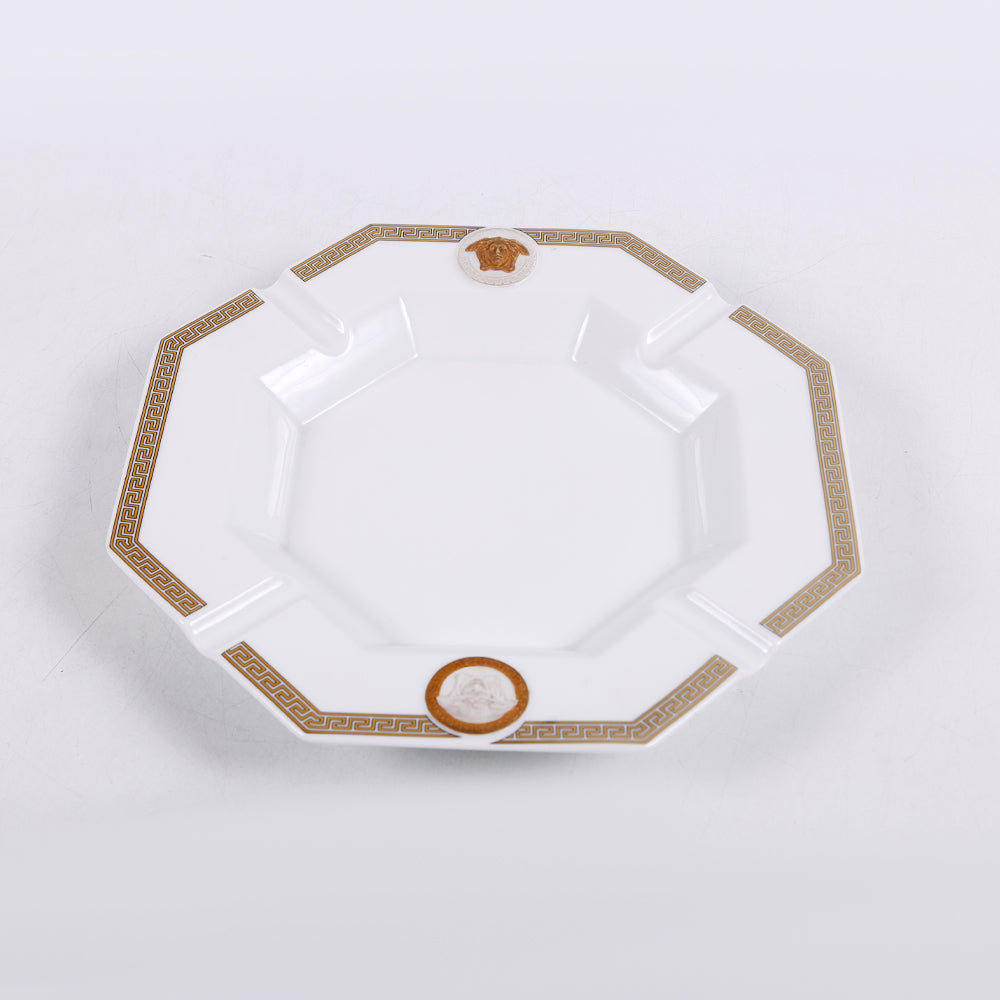 Ashtray Versace 24Cm Gorgona 27243 Default Title - MamasJan Décor