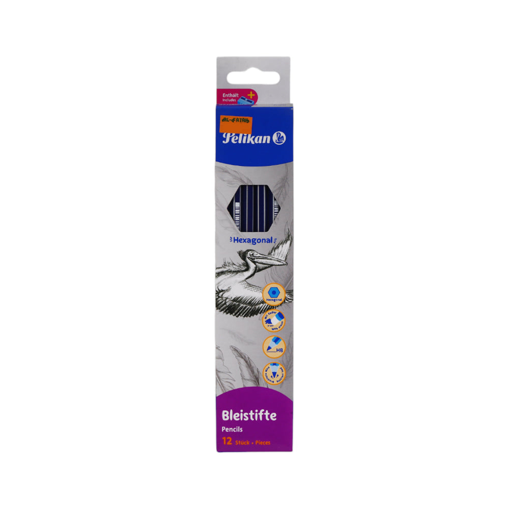 957043 PELIKAN HB PENCIL W ERASER Default Title - MamasJan Toys
