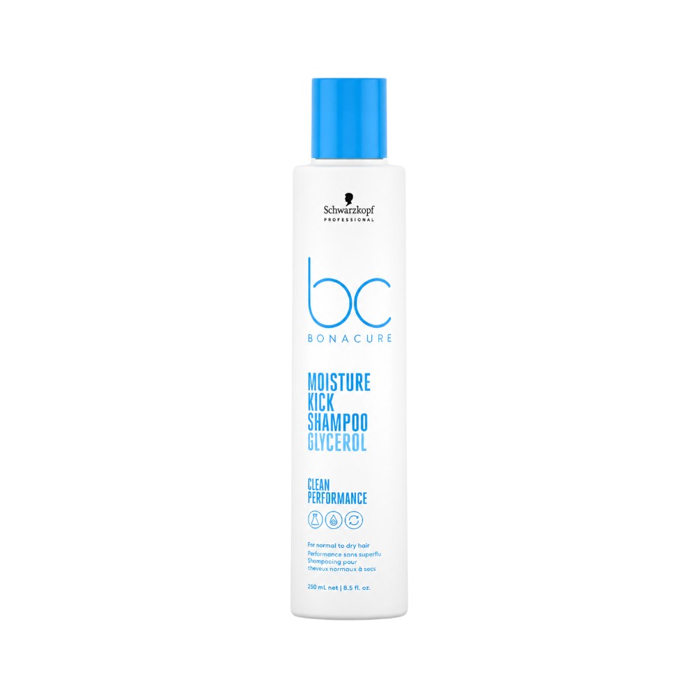 SCHWARZKOPF BONACURE MOISTURE KICK SHAMPOO 250 ML Default Title - MamasJan haircare