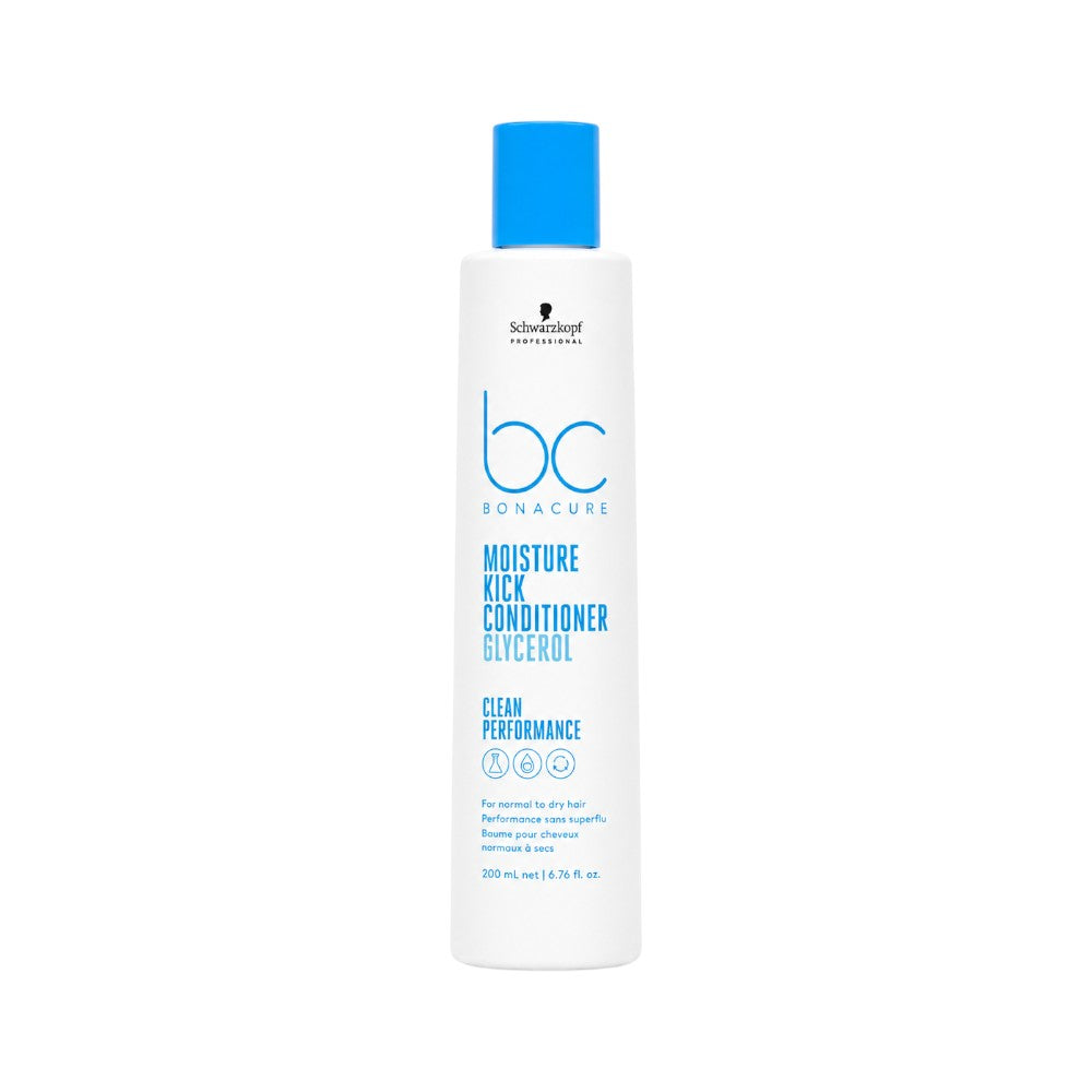 SCHWARZKOPF BONACURE MOISTURE KICK CONDITIONER GLYCEROL 200 Default Title - MamasJan haircare