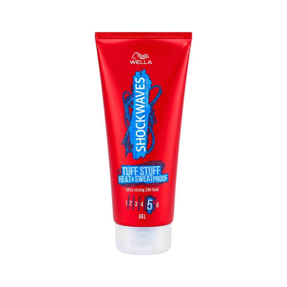 WELLA SHOCKWAVES HEAT & SWEAT PROOF GEL 200 ML Default Title - MamasJan haircare