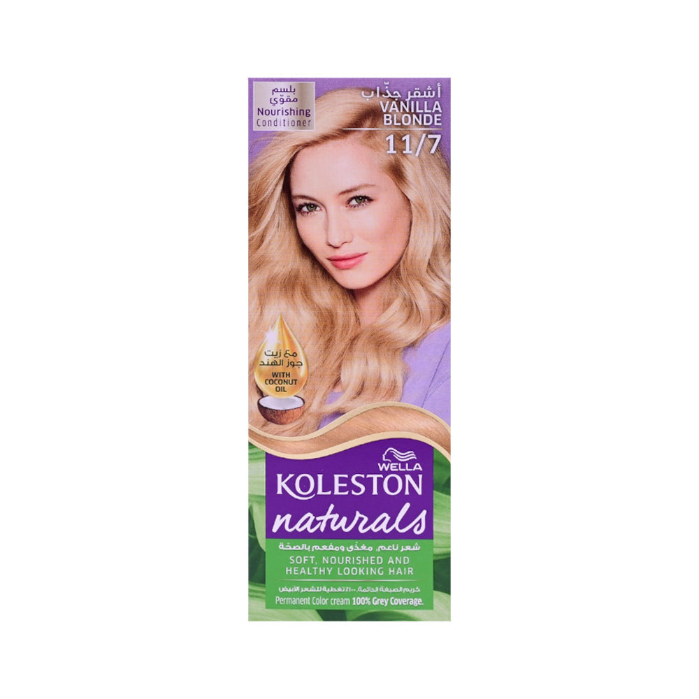 WELLA HAIR COLOR KOLESTON NATURALS 11/7 VANILLA BLONDE 110 Default Title - MamasJan haircare